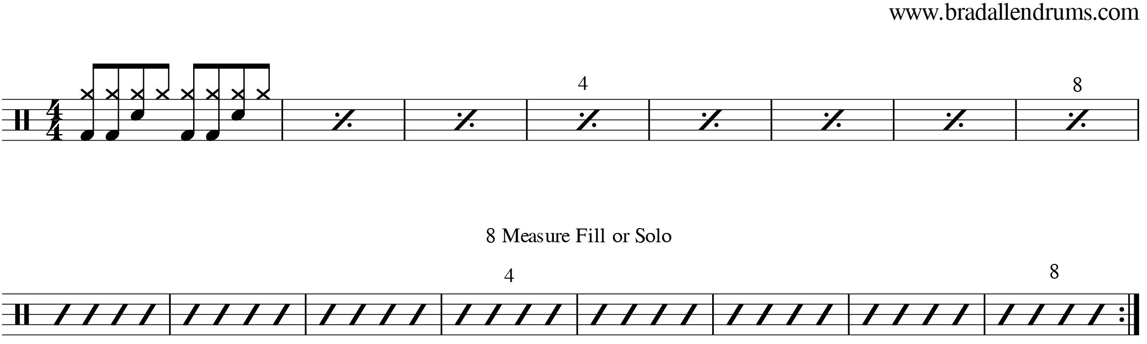 Eight Measure Solos image